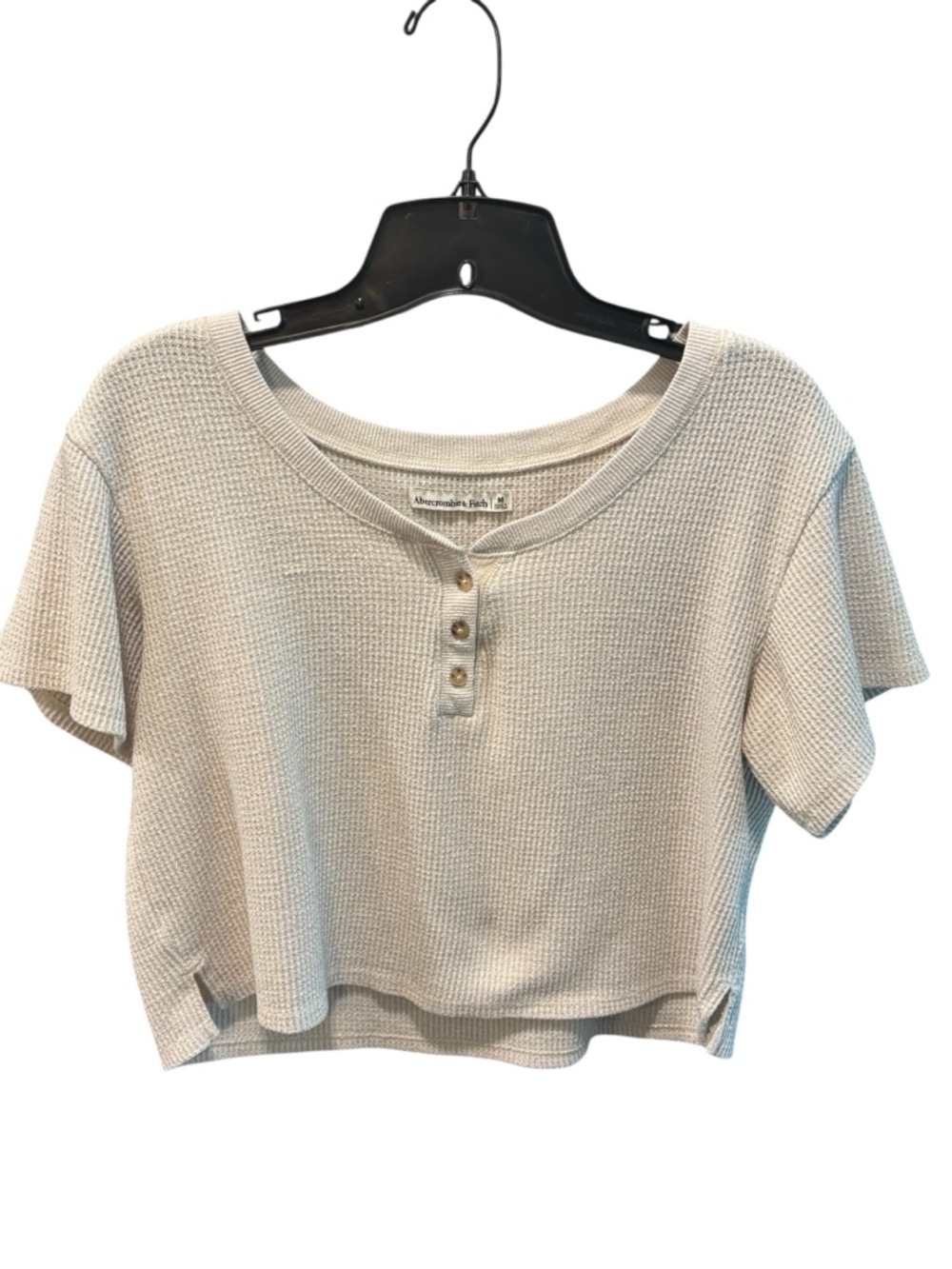 Abercrombie & Fitch Waffle Knit Top